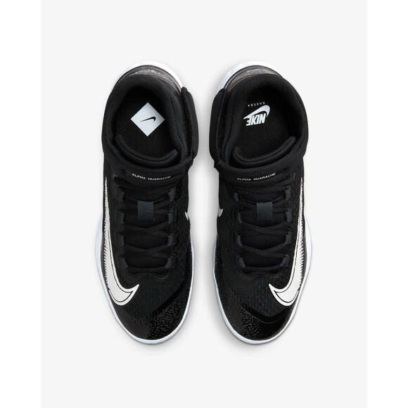 Nike Alpha Huarache Elite 4 Mid Black Baseball Cleats DJ6520-001 Men's Size 11 - Picture 5 of 8